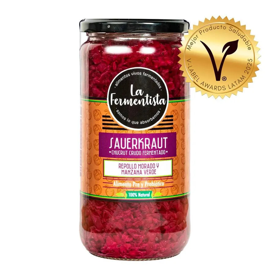 Chucrut Clásico Púrpura 680 g La Fermentista