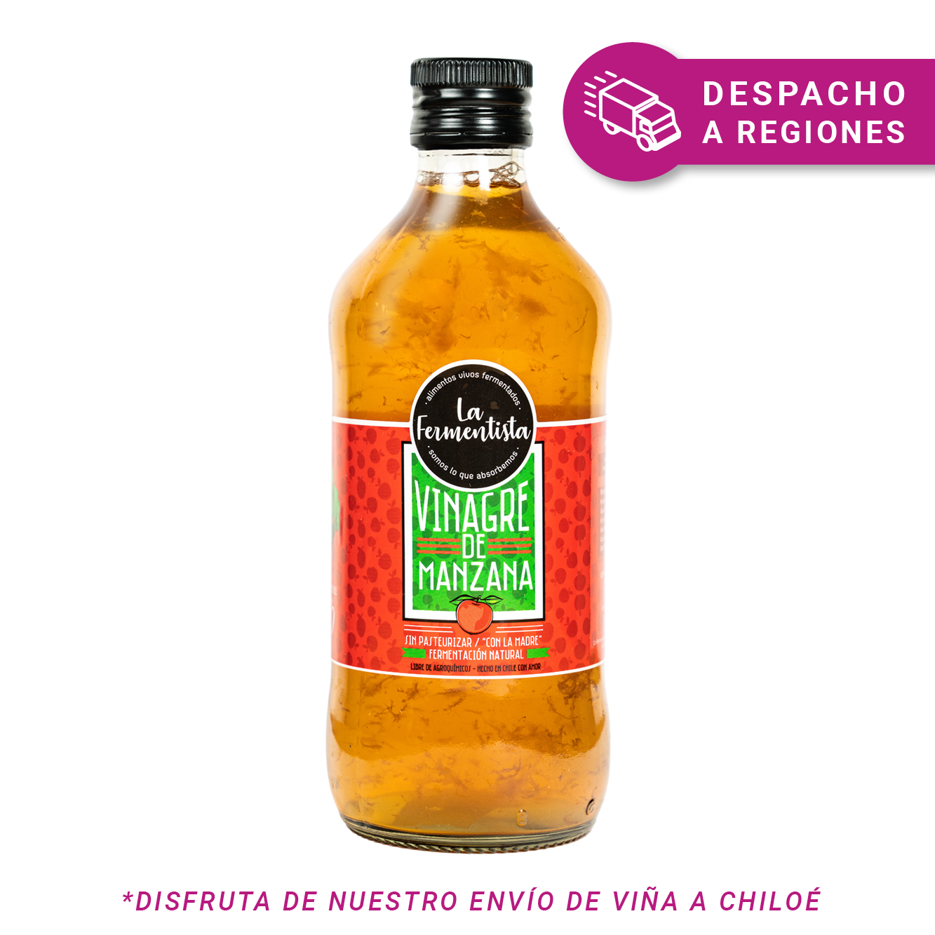 Vinagre de Manzana 500 ml La Fermentista