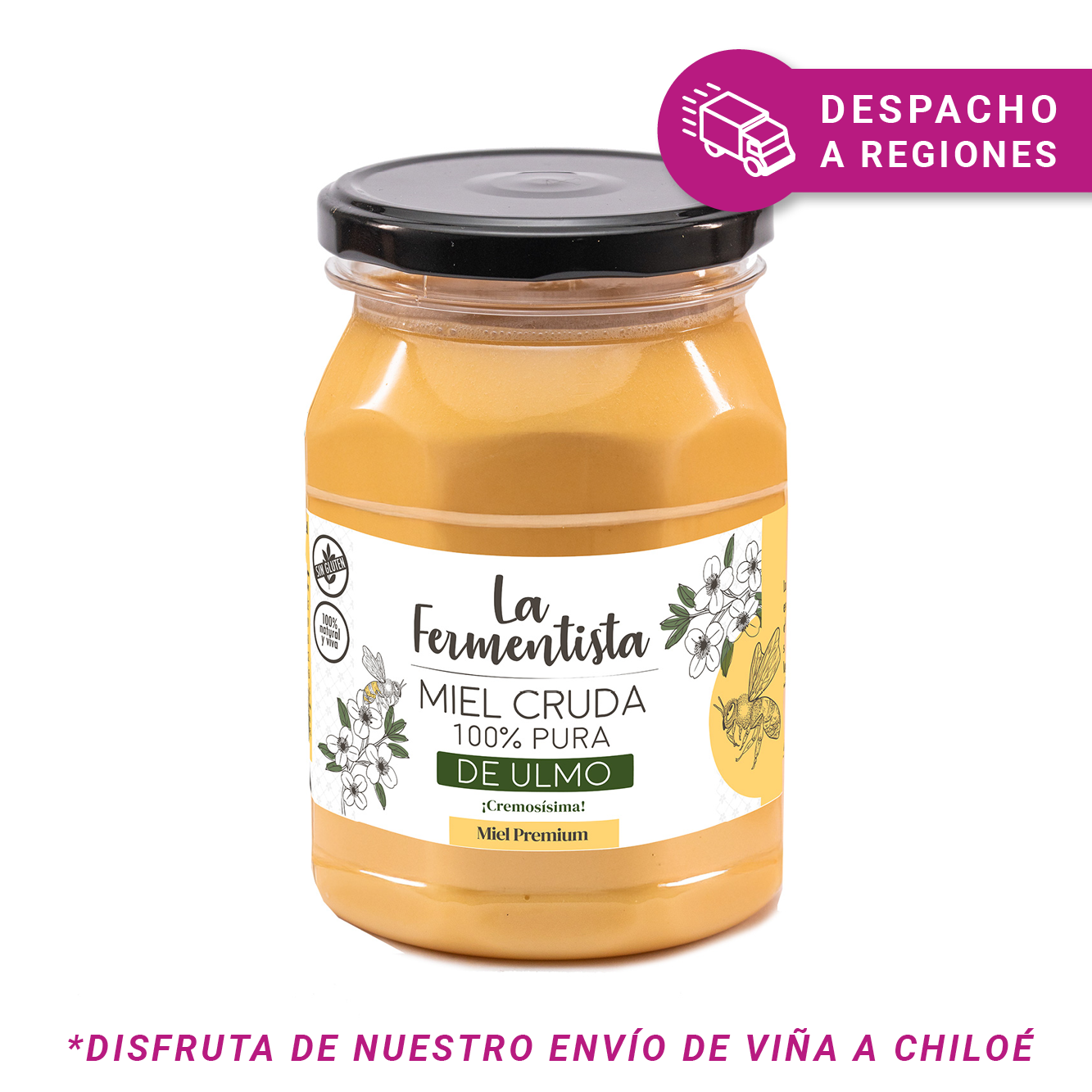 Miel Cruda 500 g La Fermentista