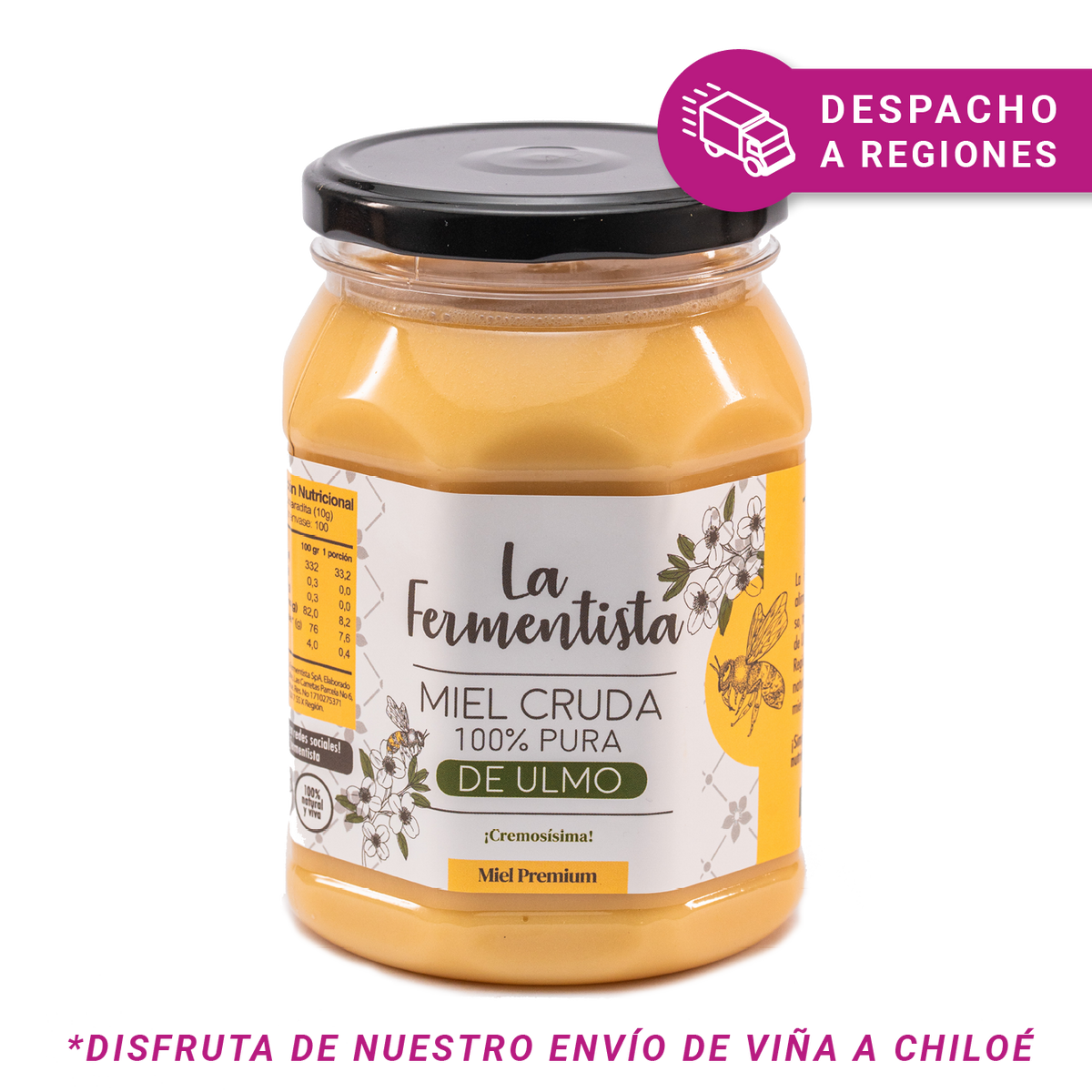 Miel Cruda 1 kg La Fermentista