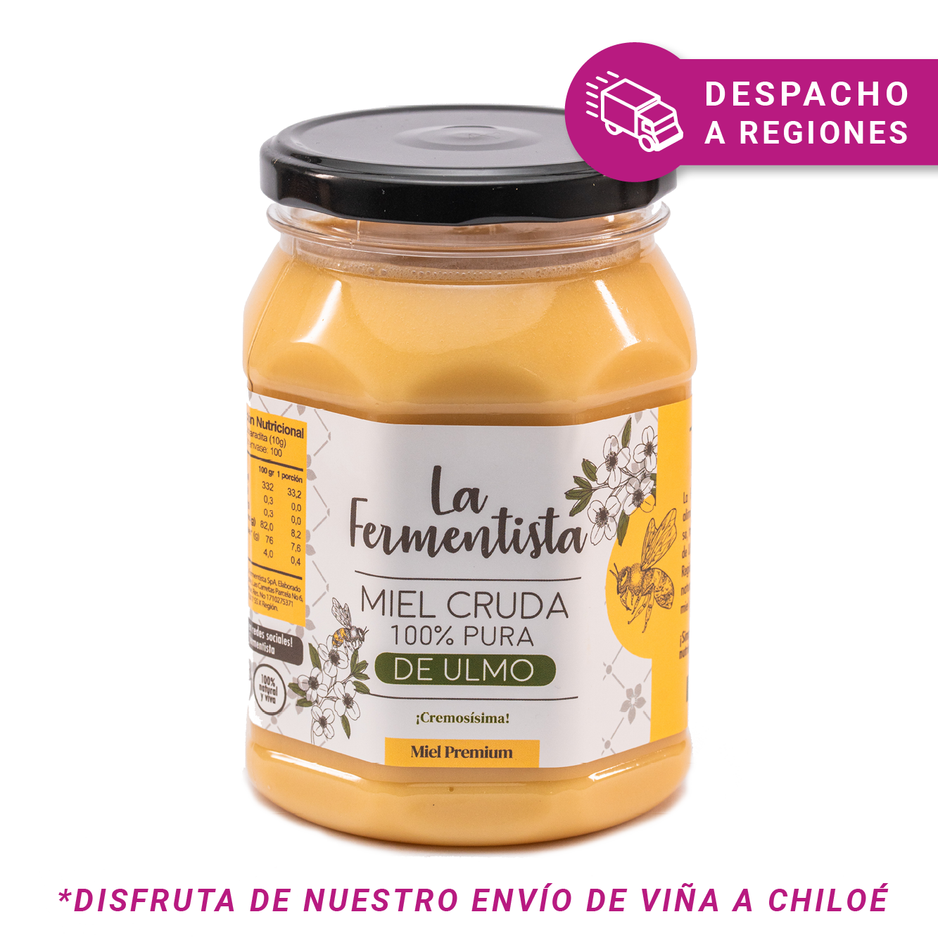 Miel Cruda 1 kg La Fermentista