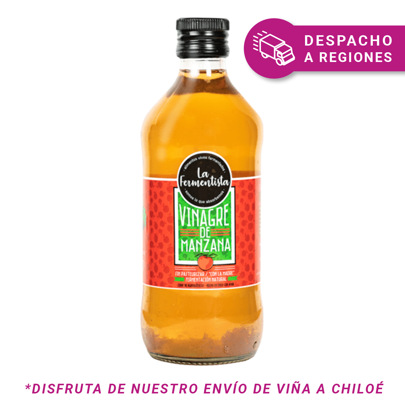 Vinagre de Manzana 500 ml La Fermentista
