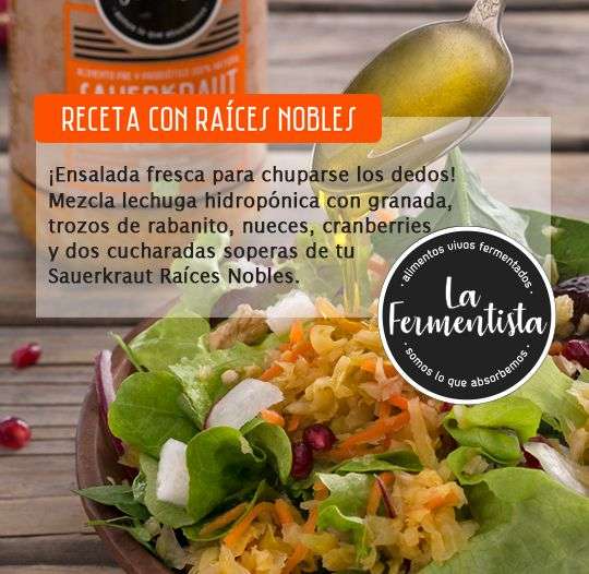 Chucrut Raíces Nobles 680 g La Fermentista