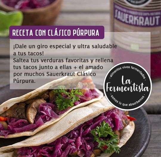 Chucrut Clásico Púrpura 680 g La Fermentista