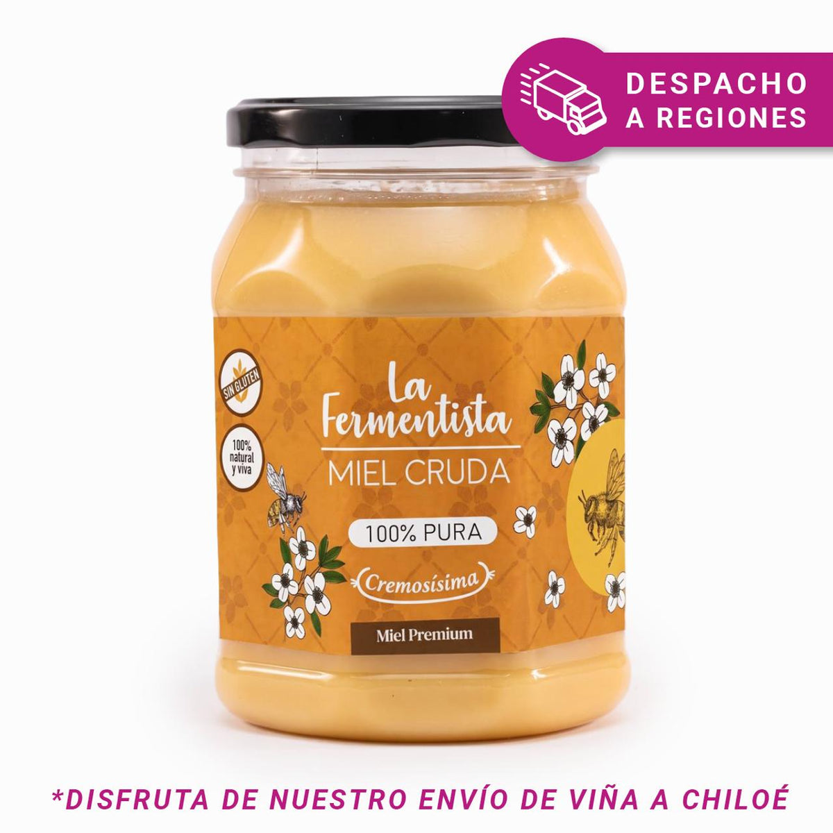 Miel Cruda 500 g La Fermentista