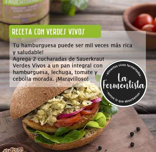 Chucrut Verdes Vivos 680 g La Fermentista